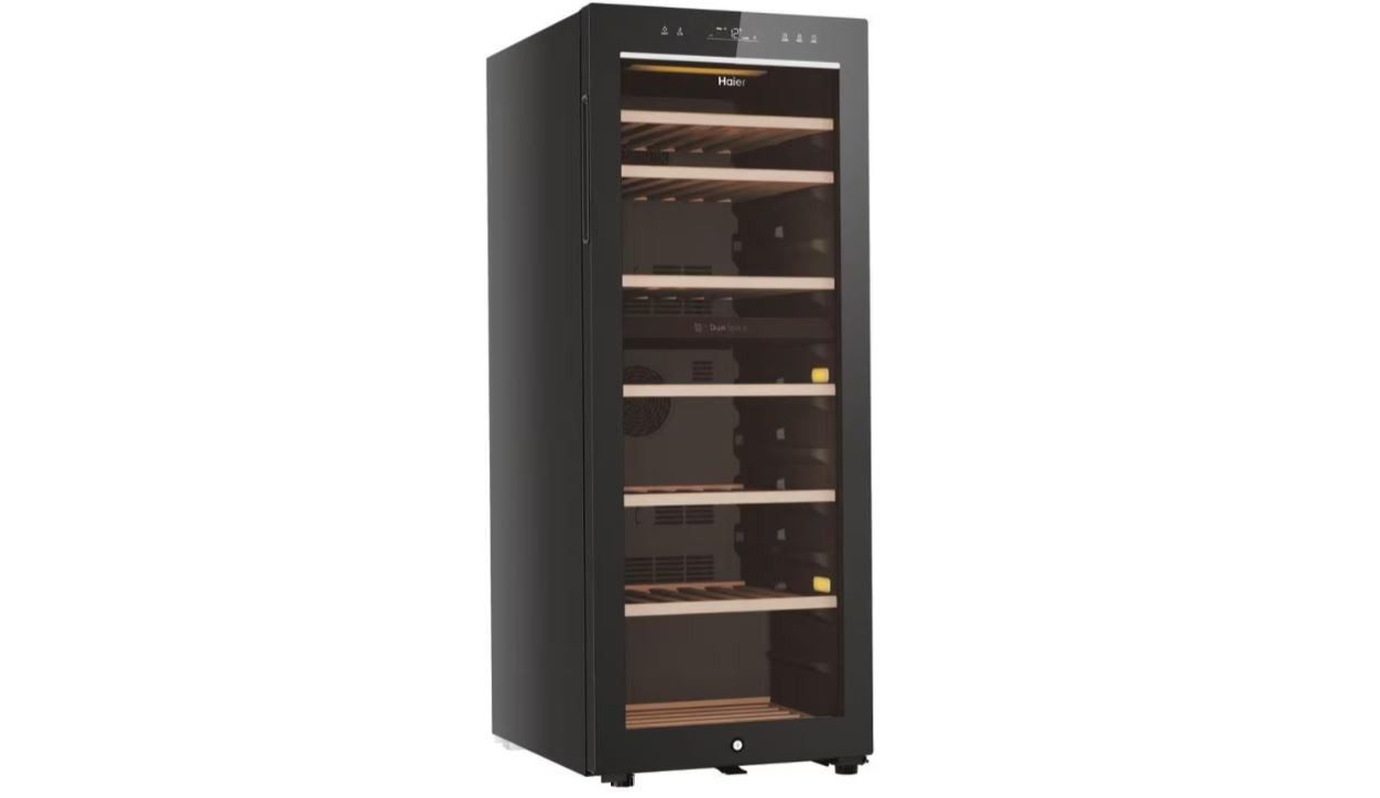 Haier Einbauweinkühlschrank HWS77GDAU1 Weinklimaschrank, 50 cm breit, 77 Standardflaschen