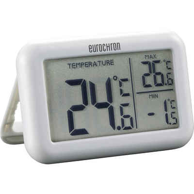 Eurochron Thermometer, zeigt max. und min. Temperatur an Wetterstation