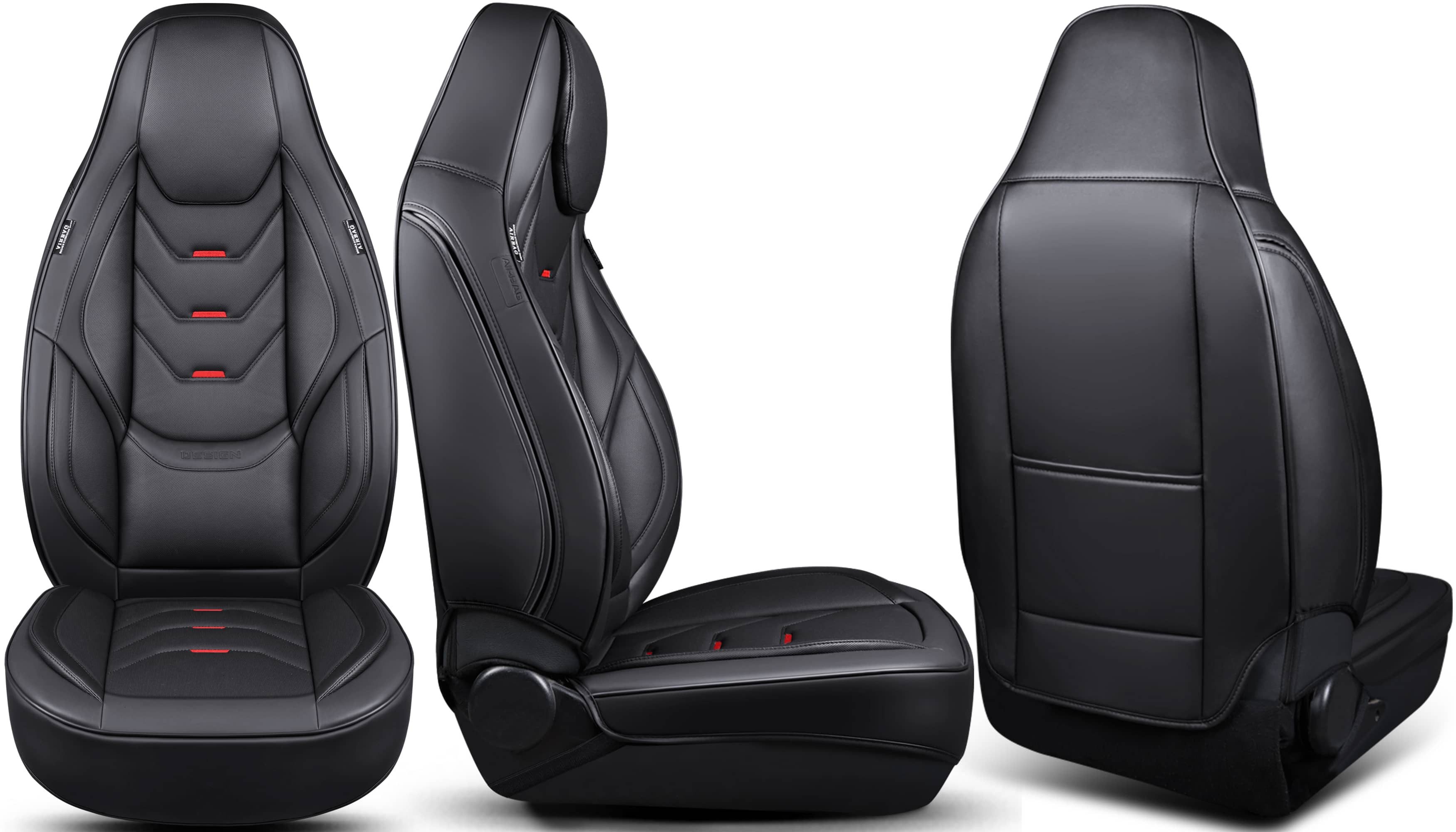 BREMER SITZBEZÜGE Autositzbezug für für Toyota {BAUJAHR} (LT1), Set, Schonbezüge Sitzbezüge Fahrer und Beifahrer, in Schwarz