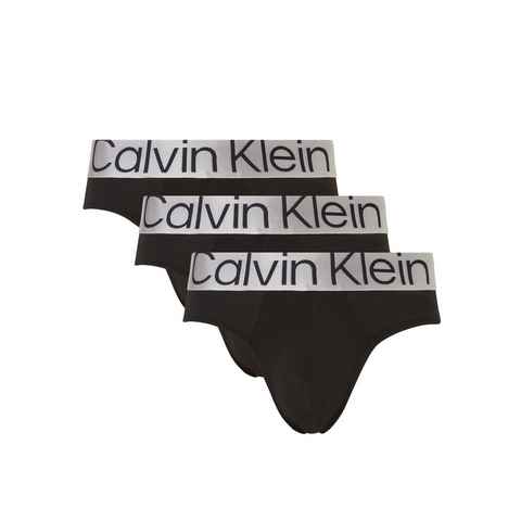 Calvin Klein Underwear Jazz-Pants Slips (Packung, 3-St., 3er-Pack) mit Logoschriftzug in passendem Ton zum Slip
