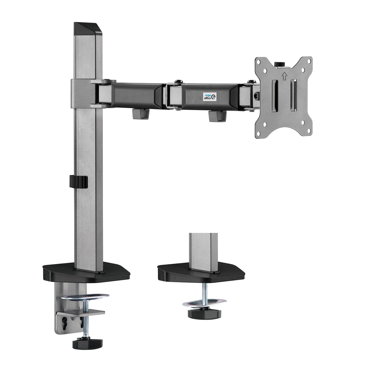 Ergo Office Monitor-Halterung ER-448, (bis 32,00 Zoll, Full-Motion-Einstellbar; 2 Montagemöglichkeiten; Kabelmanagement)