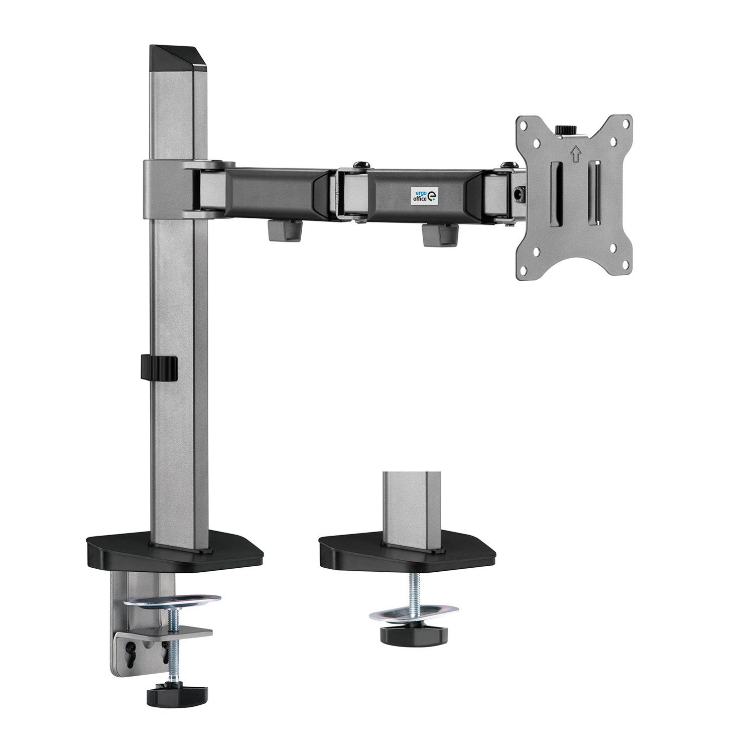 Ergo Office ER-448 Monitor-Halterung, (bis 32,00 Zoll, Full-Motion-Einstellbar; 2 Montagemöglichkeiten; Kabelmanagement)