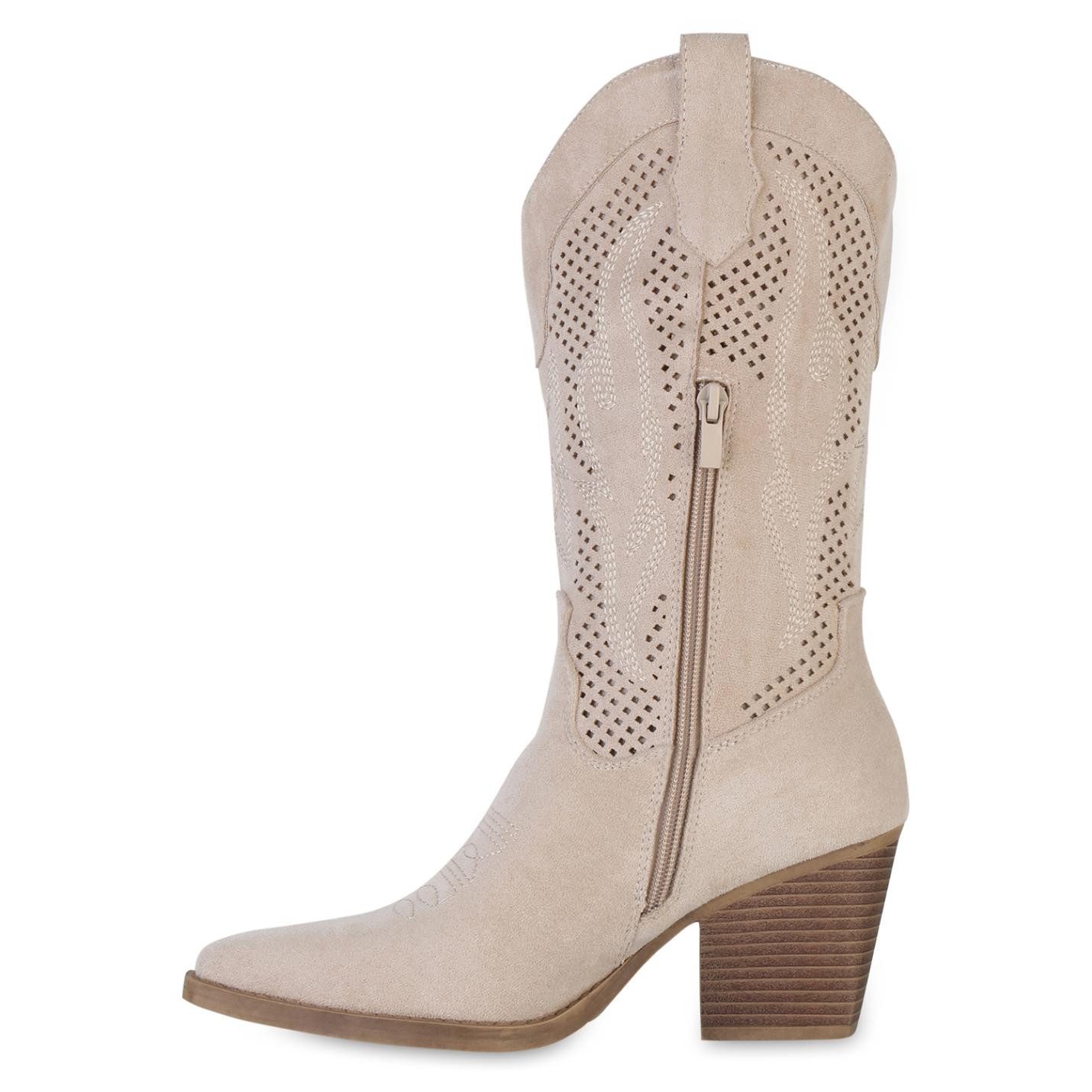 VAN HILL 841524 Cowboystiefel Schuhe günstig online kaufen