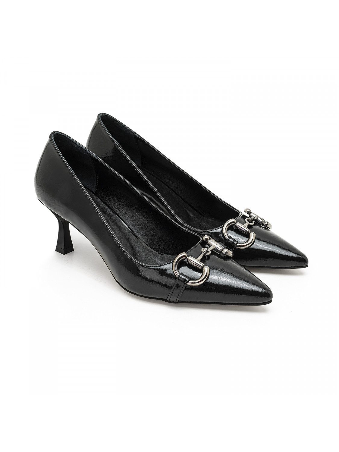 Desa Damen-Pumps aus Kunstleder im klassischen Stiletto-Stiletto-Look, Kun Pumps