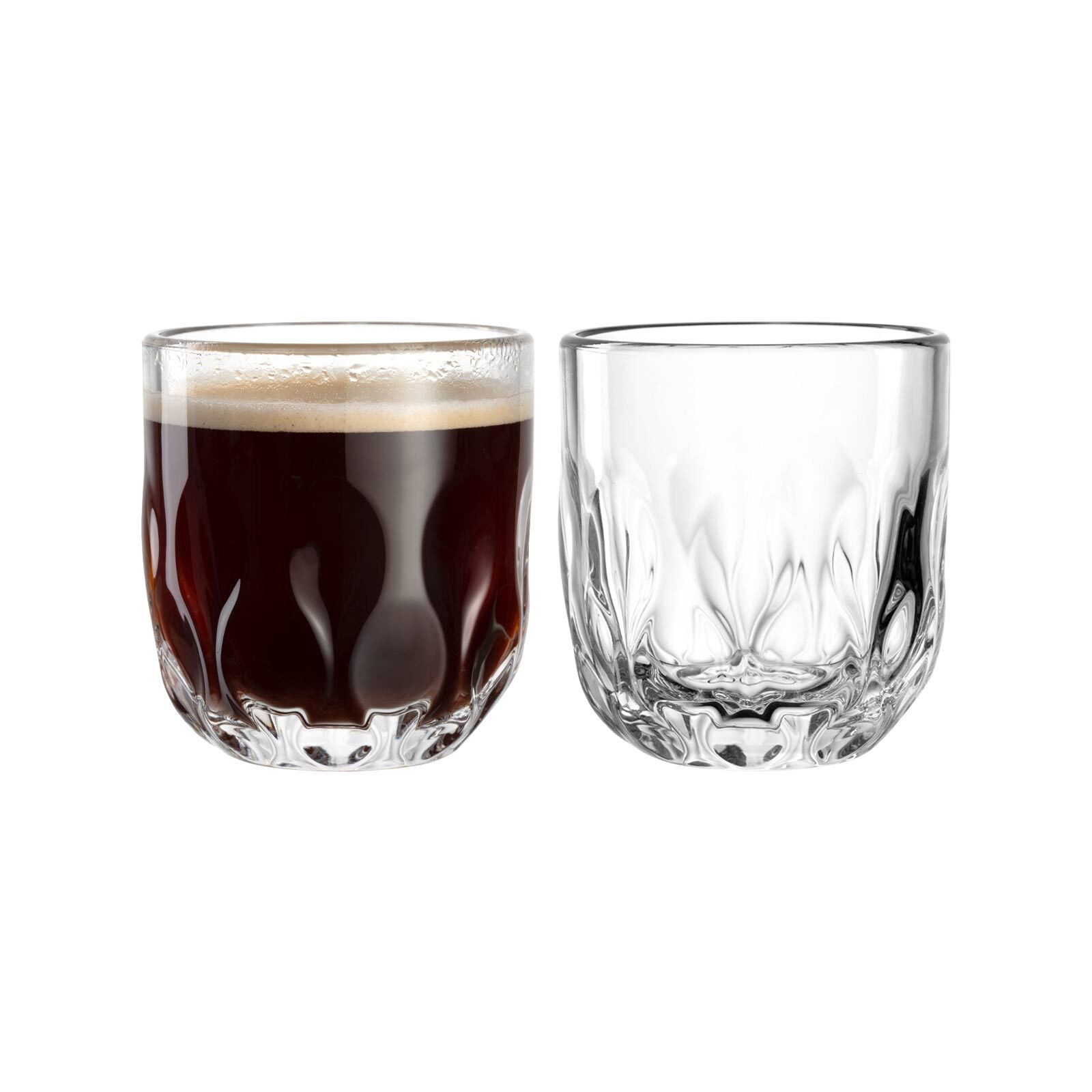 Latte-Macchiato-Glas Gocce Kaffeegläser (3) 220 ml 2er Set