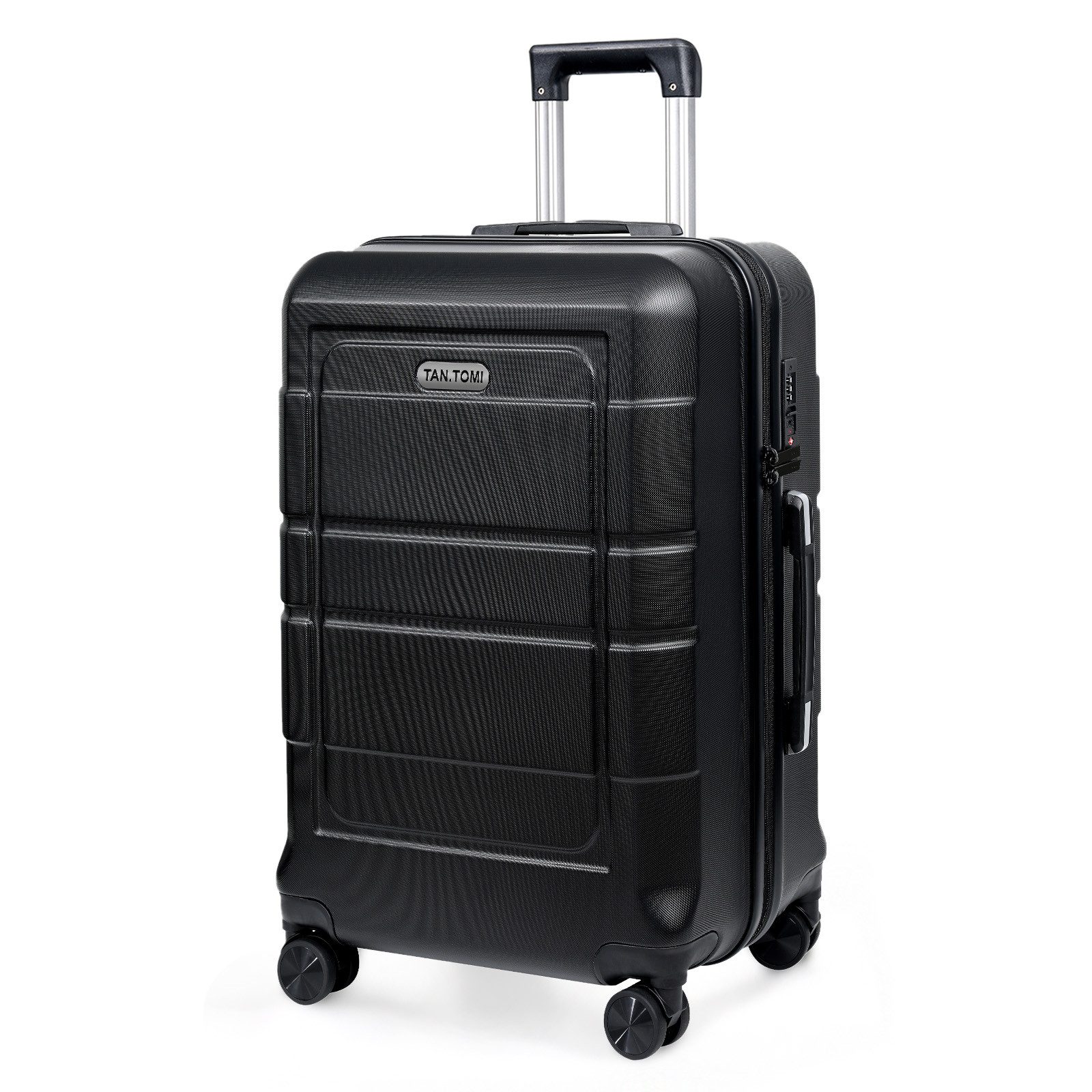 TAN.TOMI Handgepäckkoffer Trolley Hartschalenkoffer Hard Shell Hartschalenkoffer Trolley Koffer, 4 Rollen, Reisekoffer Reisekofferset Gepäck mit 4 Rollen und TSA Schloss