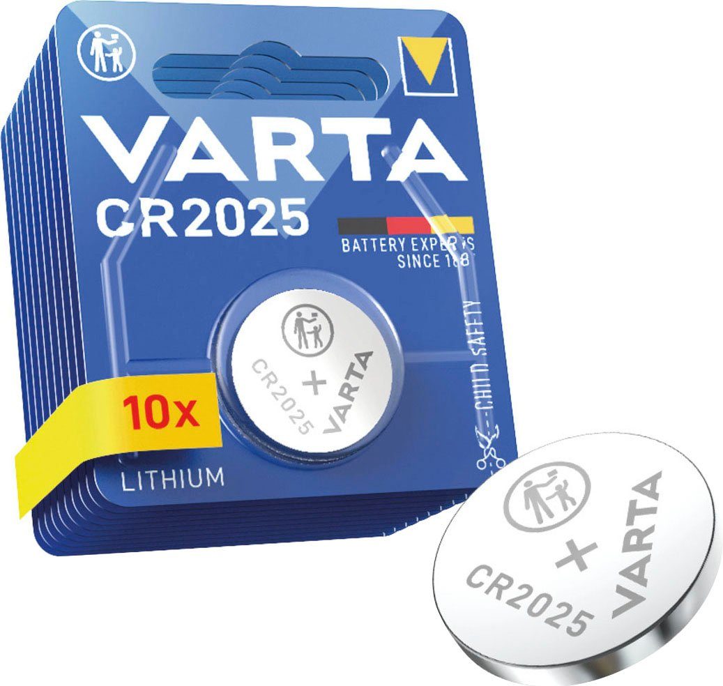 VARTA »VARTA Professional Lithium Knopfzelle« Knopfzelle, CR2025 (3 V