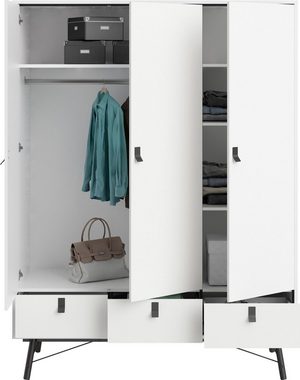 Home affaire Kleiderschrank RY mit 3 Türen und 3 Schubladen, in weiteren Farben