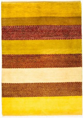 Wollteppich Gabbeh Teppich handgeknüpft mehrfarbig, morgenland, rechteckig, Höhe: 18 mm, handgeknüpft