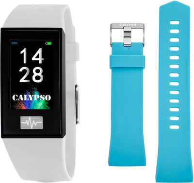CALYPSO WATCHES Smartime, K8500/1 Smartwatch Set, 2-tlg., mit hellblauem Wechselband, Mit Wechselarmband