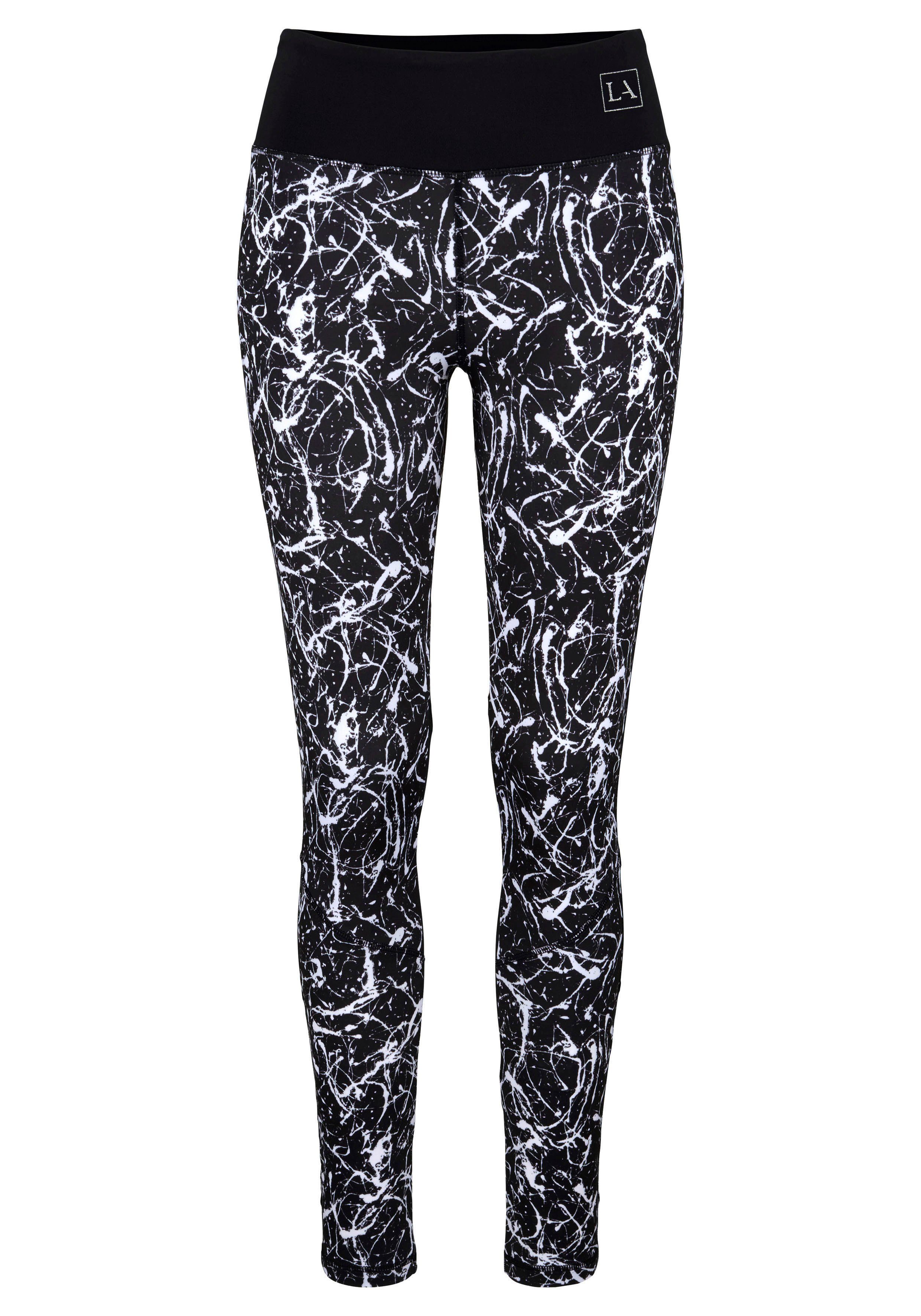 LASCANA ACTIVE Leggings Splash Sporthose mit Allover Muster – Bild 2 von 5