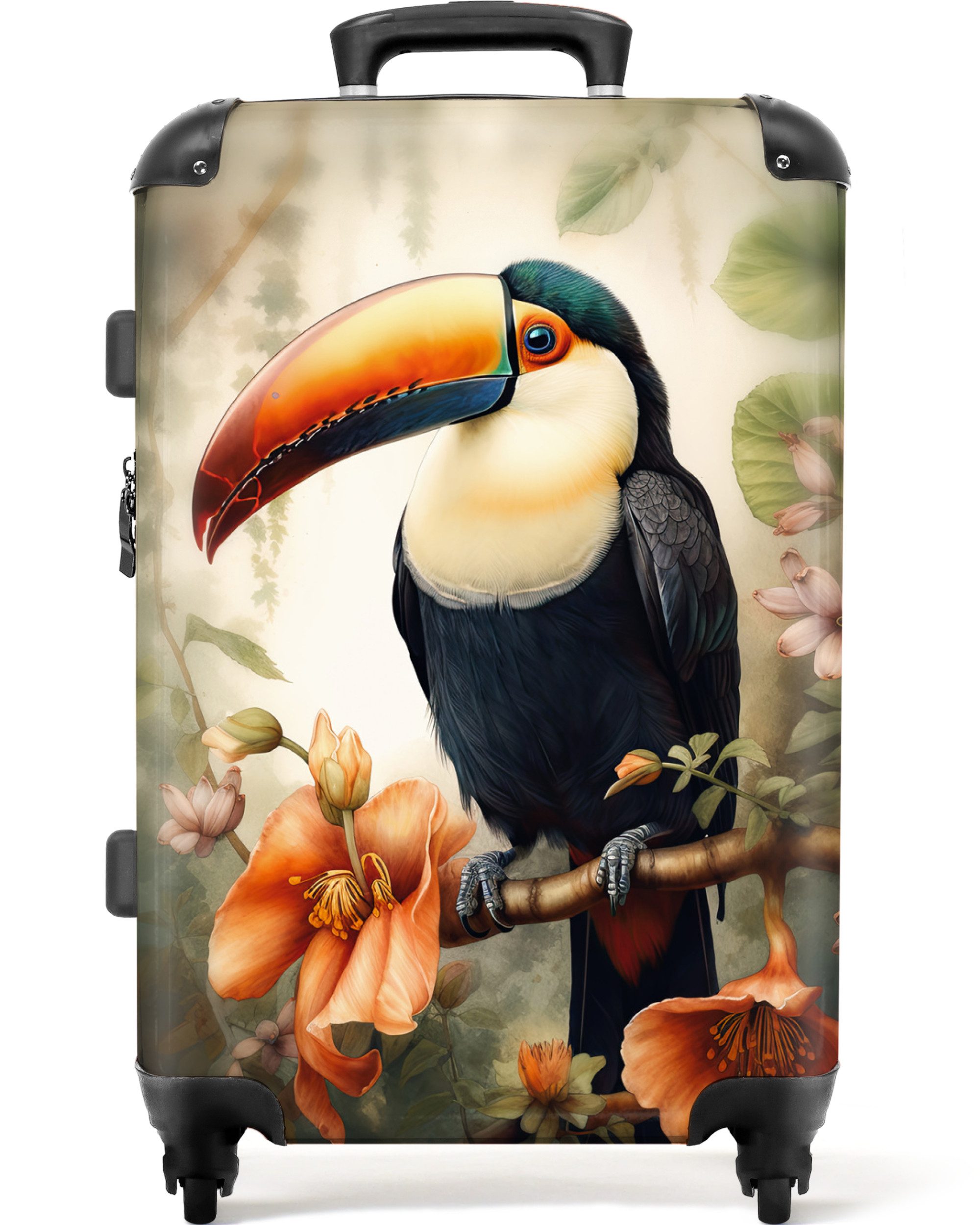 NoBoringSuitcases.com© Hartschalen-Trolley Tukan - Vogel - günstig online kaufen