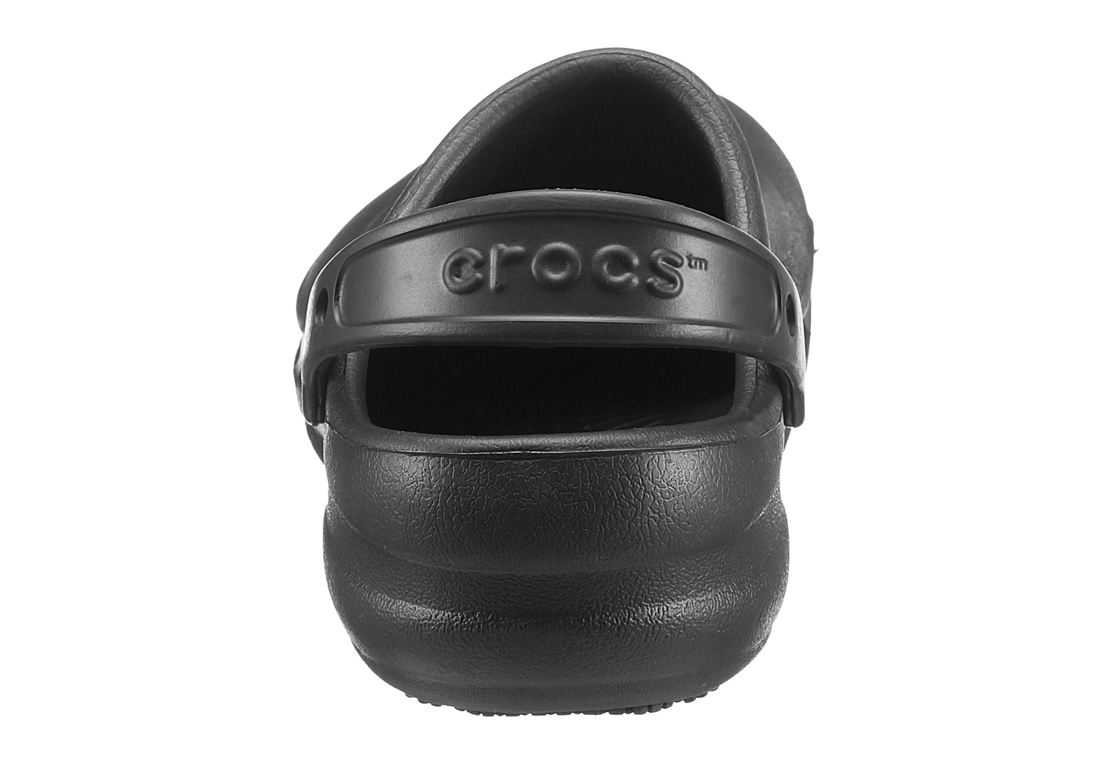 schwarz geschlossenem Fußbereich mit Crocs Clog BISTRO
