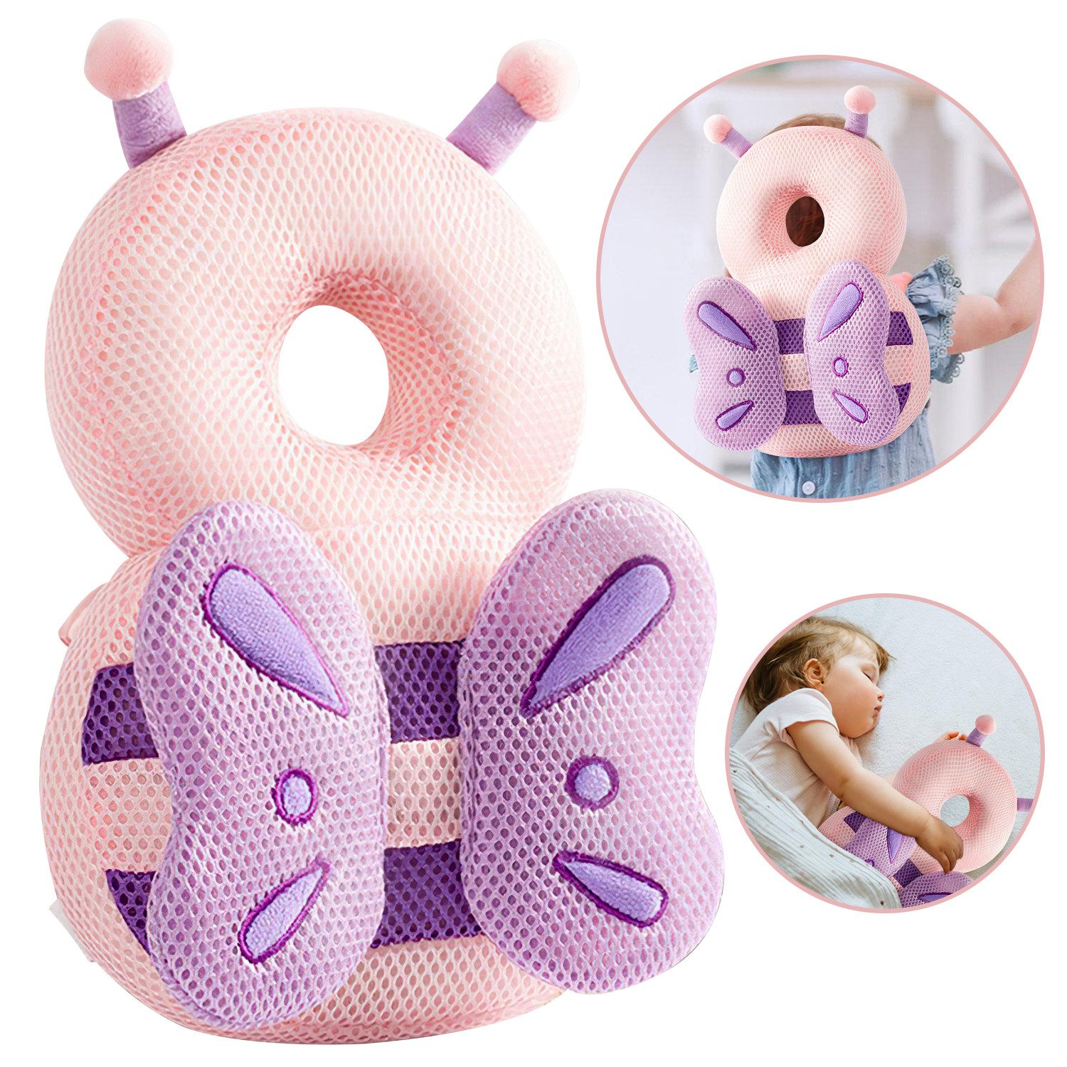 ZEUOPQ Baby-Kopfschutz-Rucksack Kissen, Verstellbar Baby Rückenprotektor, günstig online kaufen
