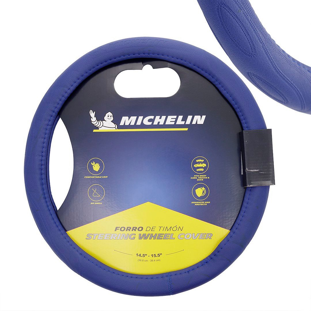 Michelin Lenkradbezug MICHELIN Lenkradbezug "M" 36,8-39,4 cm, blau, MICHELIN Lenkradbezug "M" 36,8-39,4 cm, blau