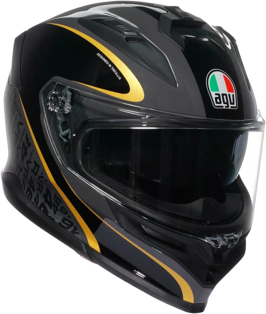 AGV Motorradhelm K7 Flow 46 S26 Helm, Vorbereitet Für Kommunikationssystem,integriertes Sonnenvisier