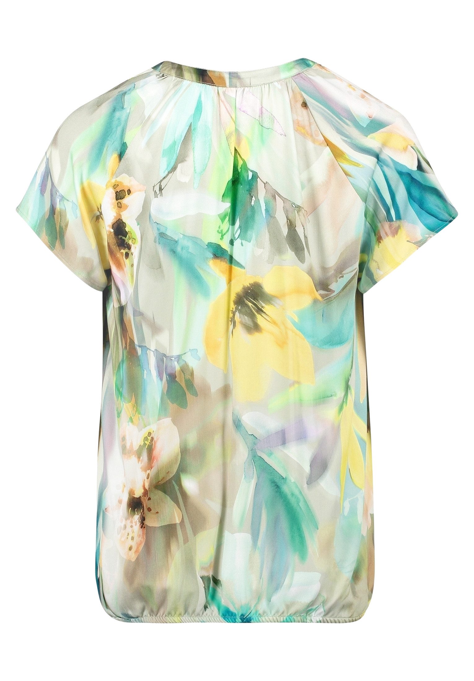 Betty Barclay Satinbluse Damen mit Blumenprint