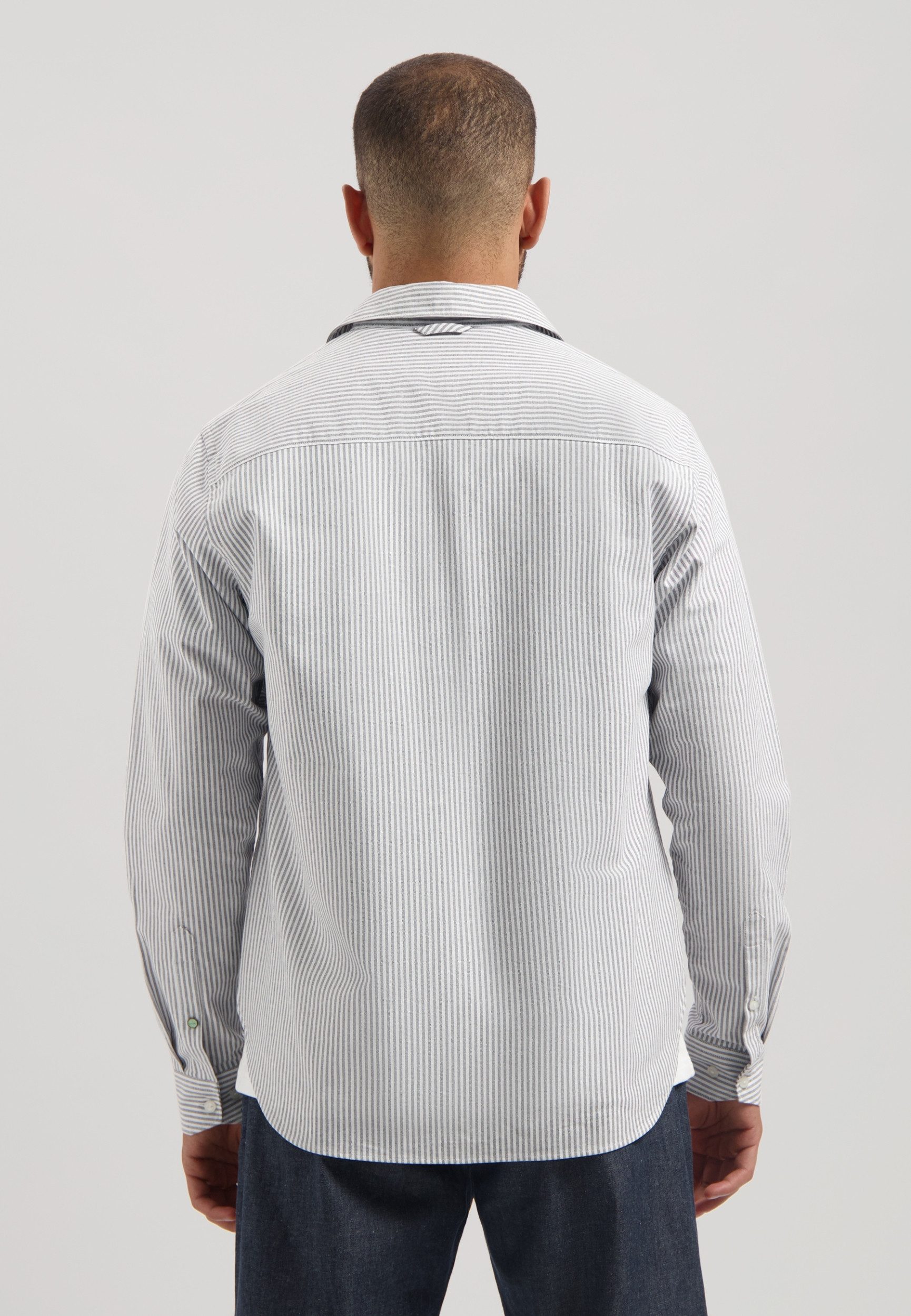 Dstrezzed Flanellhemd DS_Evian Shirt Grey / White