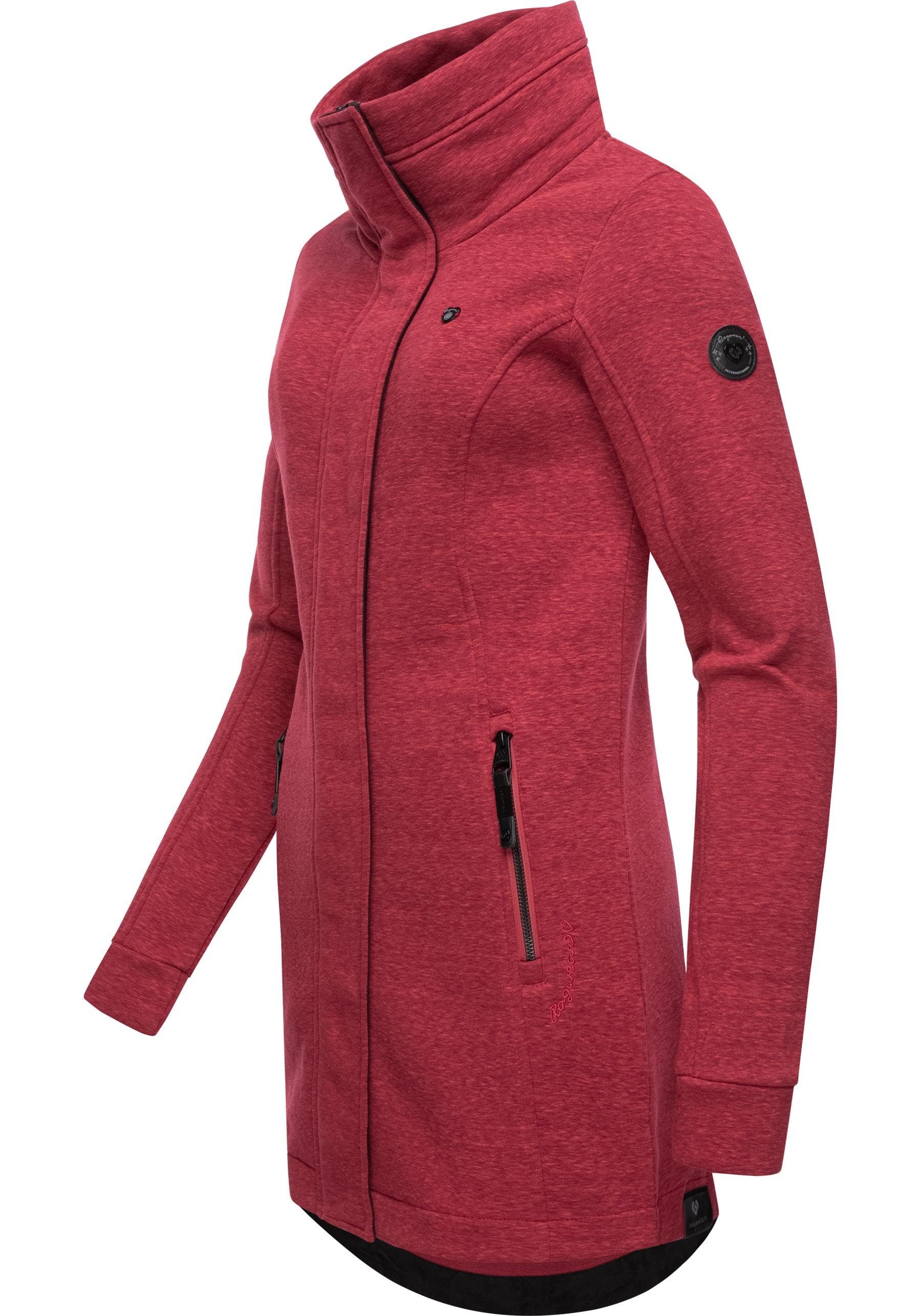 Ragwear Sweatjacke Letrice Sportliche Zip-Jacke mit hohem Kragen – Bild 2 von 3