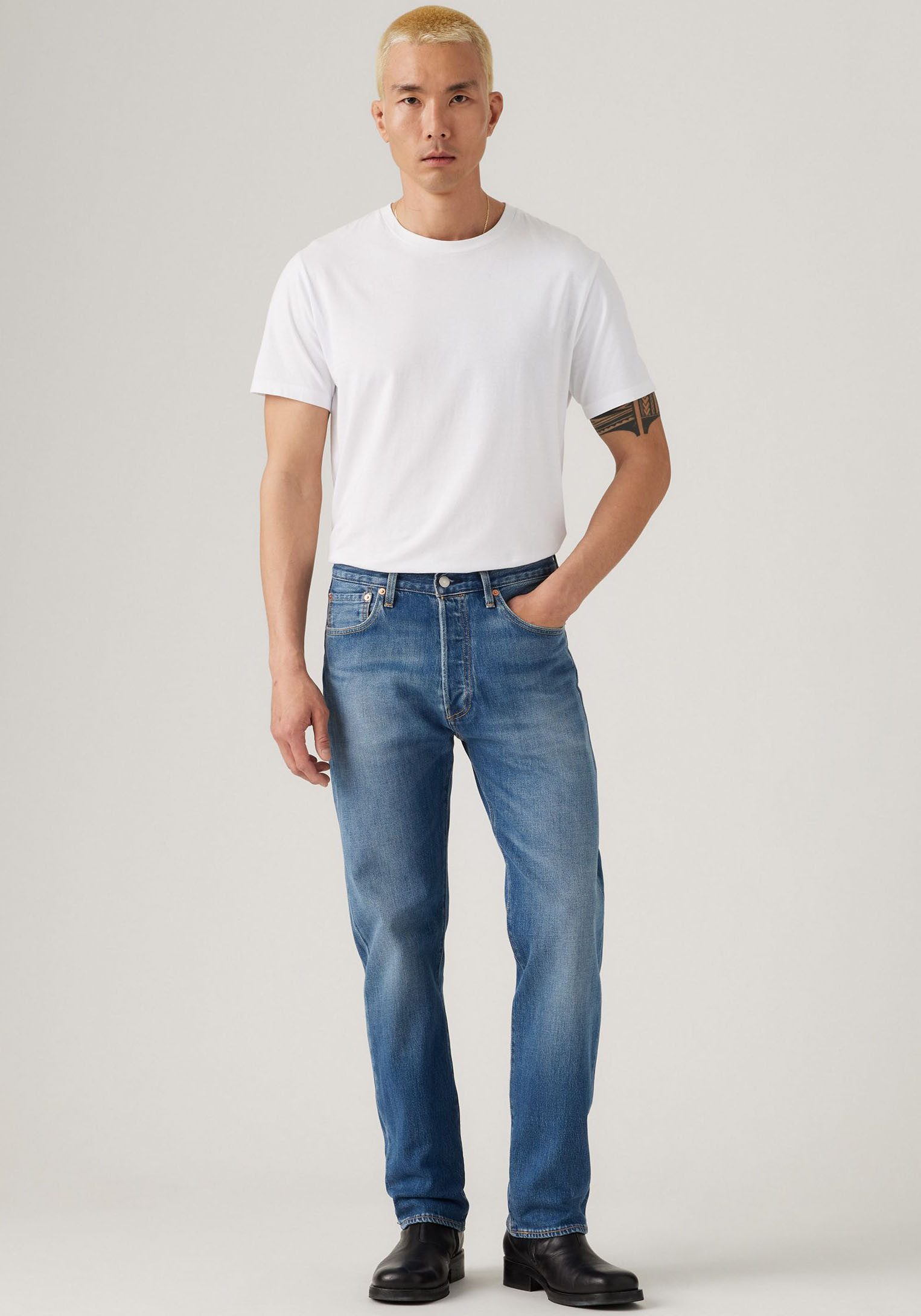 Levi's® Straight-Jeans 501 LEVI'S ORIGINAL mit Markenlabel