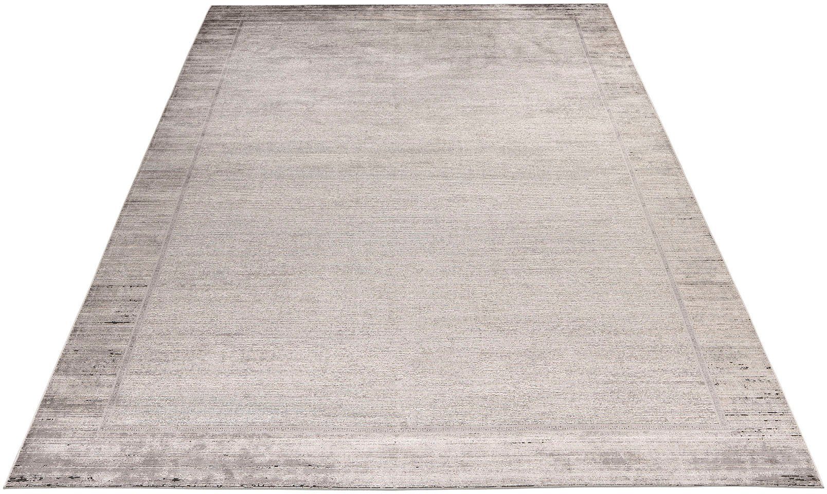 Obsession Teppich My Eden of Obsession 203, rechteckig, Höhe: 10 mm, meliert, mit Bordüre, besonders hohe Knotendichte, aus 85% Viskose