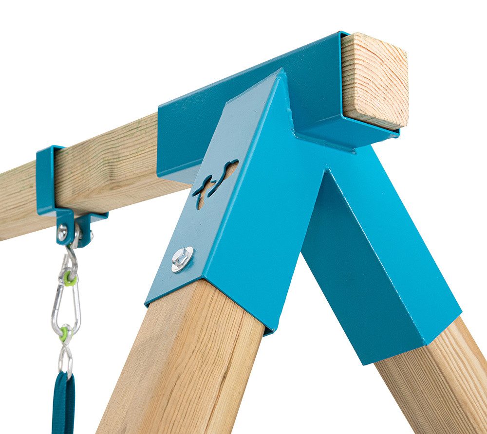 TP Toys Spielhaus Wolkenkratzer, Spielturm mit Rutsche, Schaukel und Klettergerüst, LxBxH 440x760x270cm