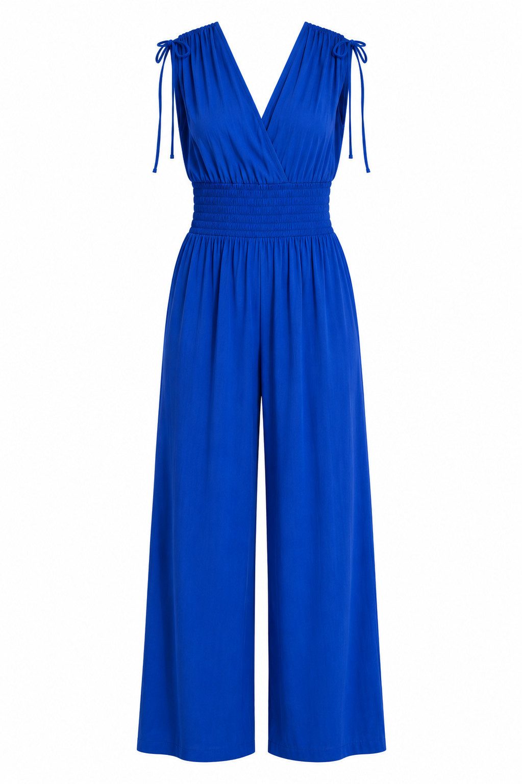 ITALY VIBES Jumpsuit - sommerlicher Overall mit Hosentaschen - Einteiler mit Smokbund