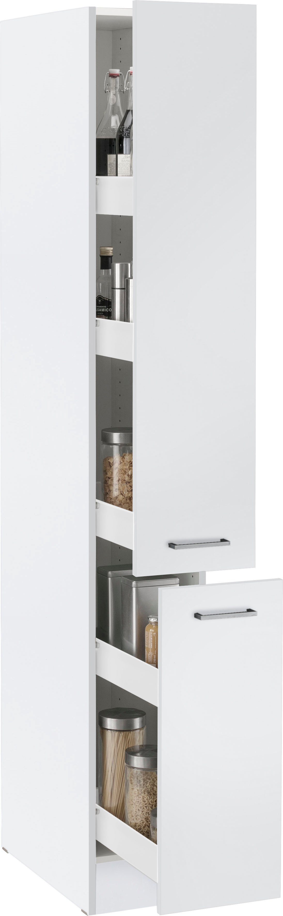 OPTIFIT Apothekerschrank Iver Breite 30 cm, mit 2 Auszügen, 5 Ablagen