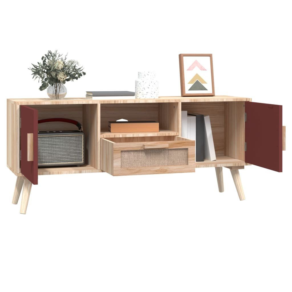 cm Holzwerkstoff Türen mit TV-Schrank 105x30x45 furnicato