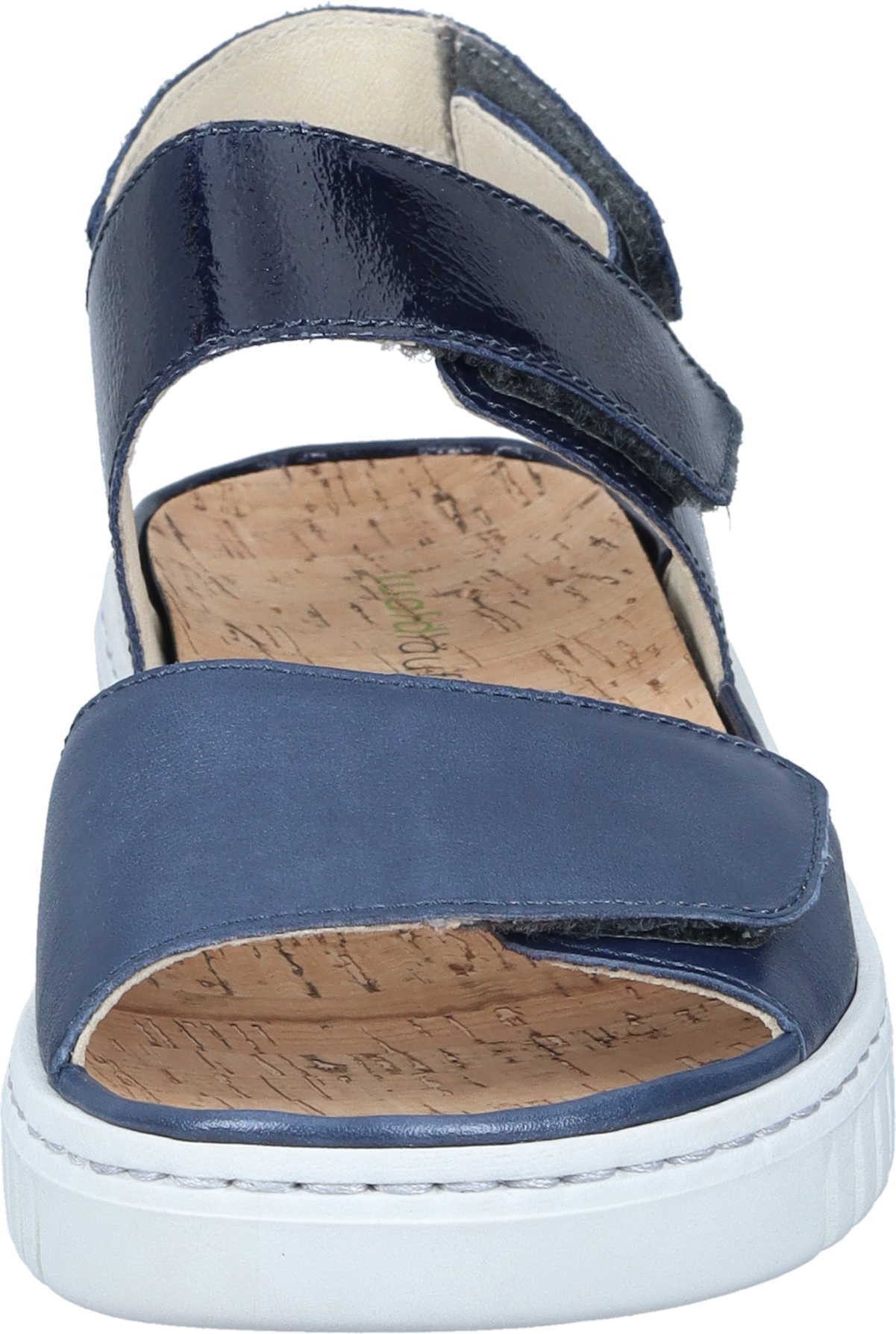 Waldläufer Sandalen Keilsandalette aus Lackleder