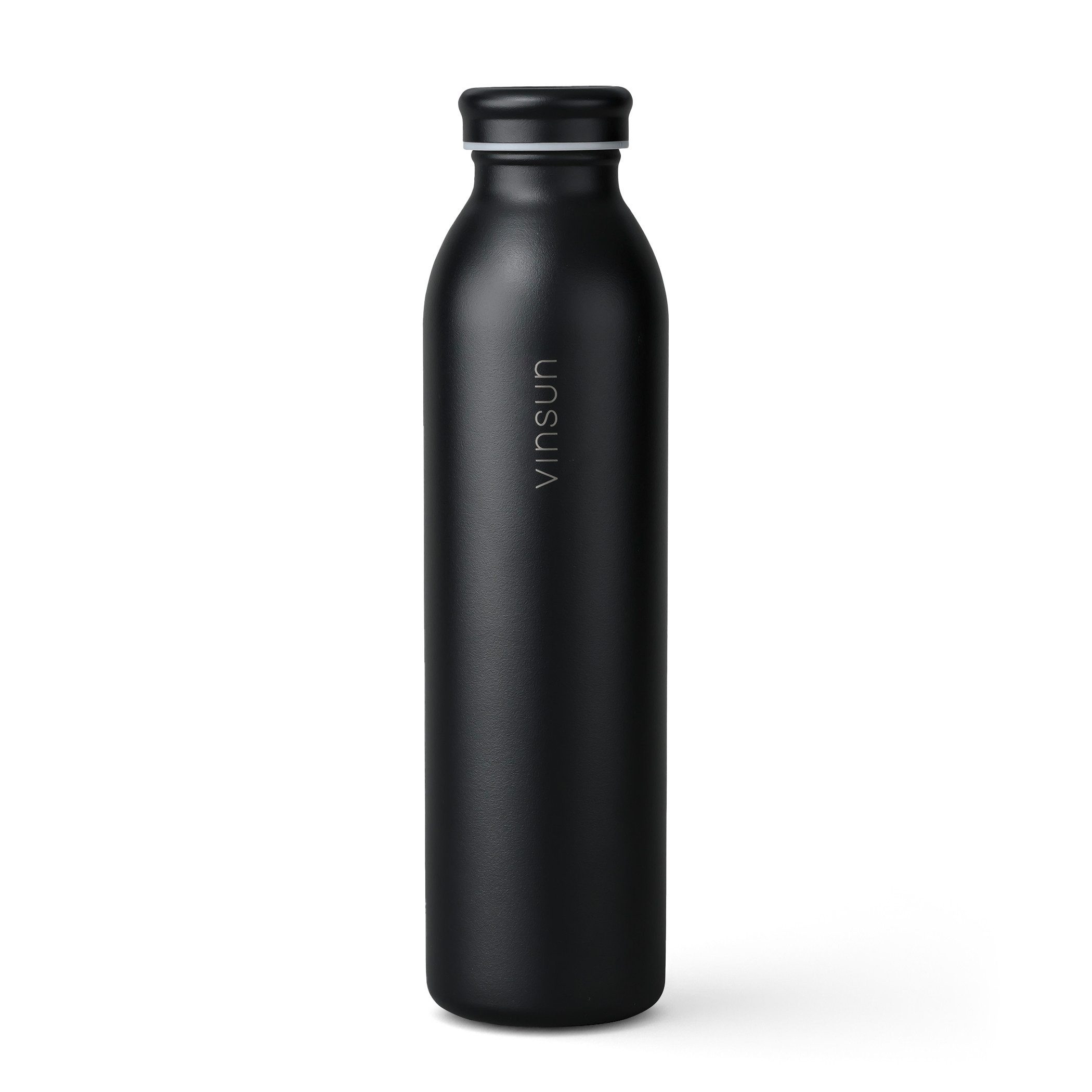 Isolierflasche Trinkflasche isoliert 600ml - Edelstahl, Kohlensäure, auslaufsicher