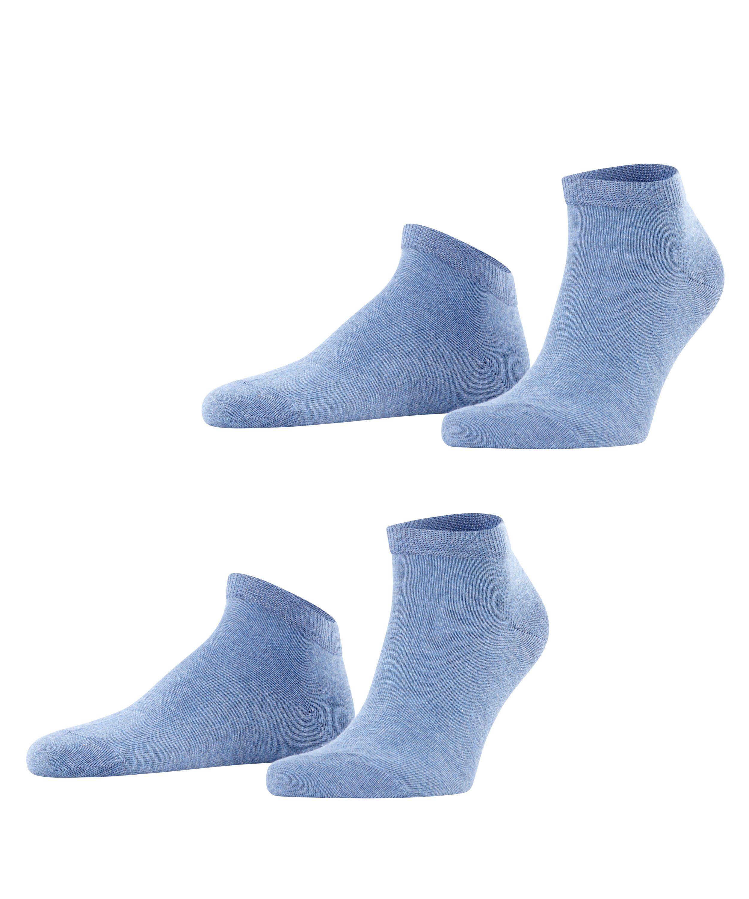 FALKE Sneakersocken Happy 2-Pack Set aus 2 Paar Baumwollsneakern