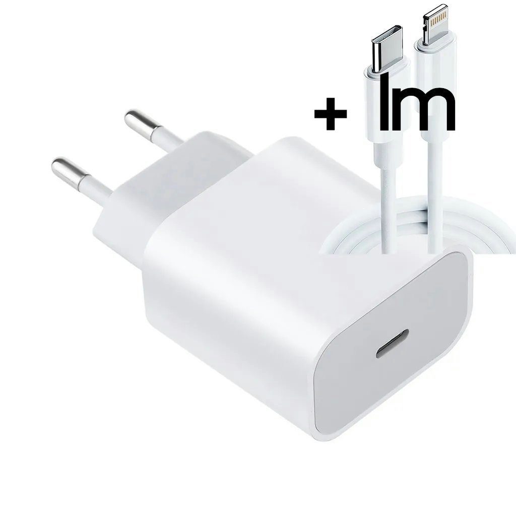 TradeNation USB C Schnell Ladegerät für iPhone 15 14 13 12 Netzteil Power Adapter Smartphone-Ladegerät (Ladegerät + Kabel, 1-tlg., 100/200 cm Lightning Kabel iPhone Ladekabel, iPhone 14 13 12 11 PRO/14 13 12 11 Pro max/12mini/X/XR/SE 2022 2020)