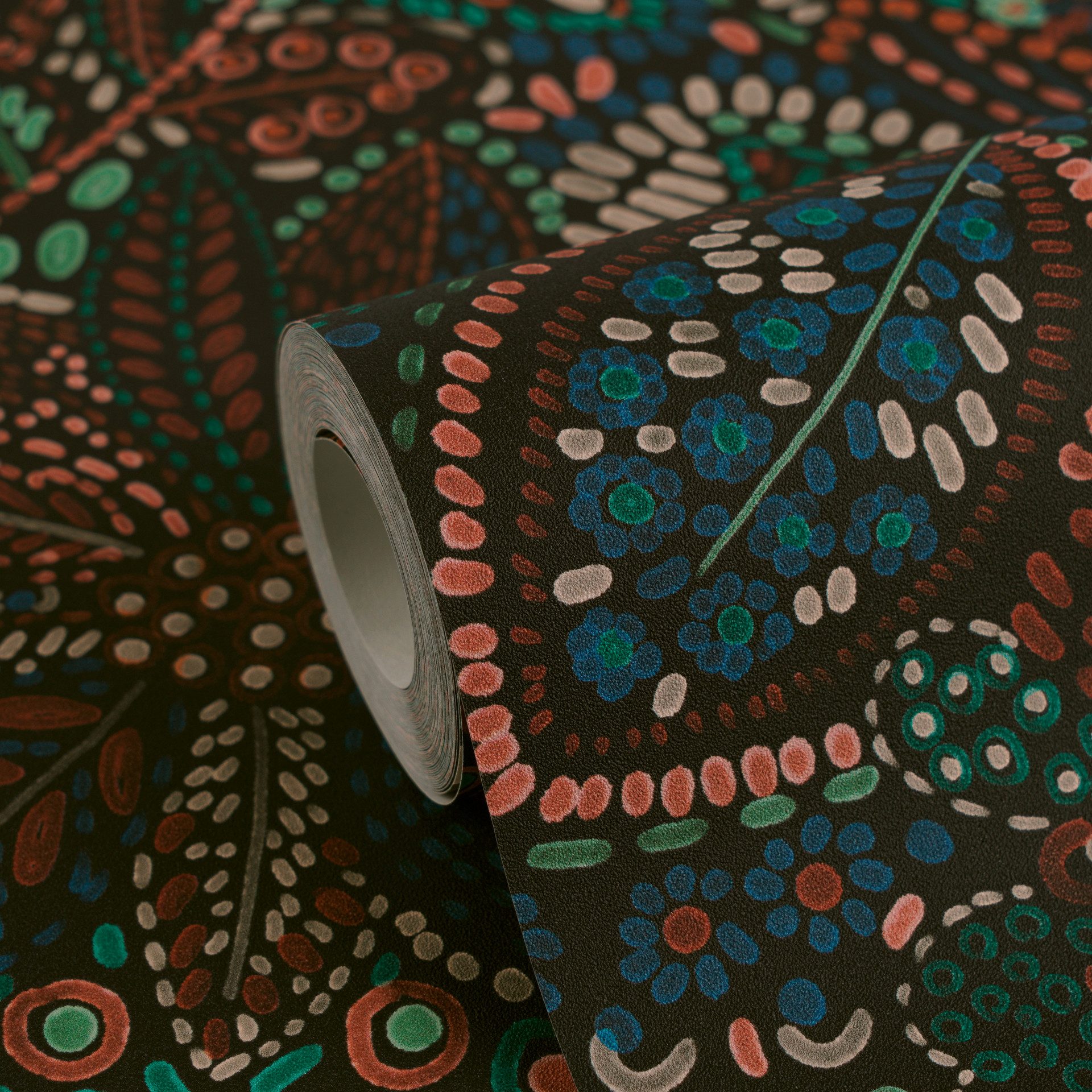 A.S. Création Vliestapete Cuba II Ethno Floral Jungle, leicht strukturiert, Retro, floral, tropisch, Auffälliges Ethno-Design mit kunstvollen floralen Elementen