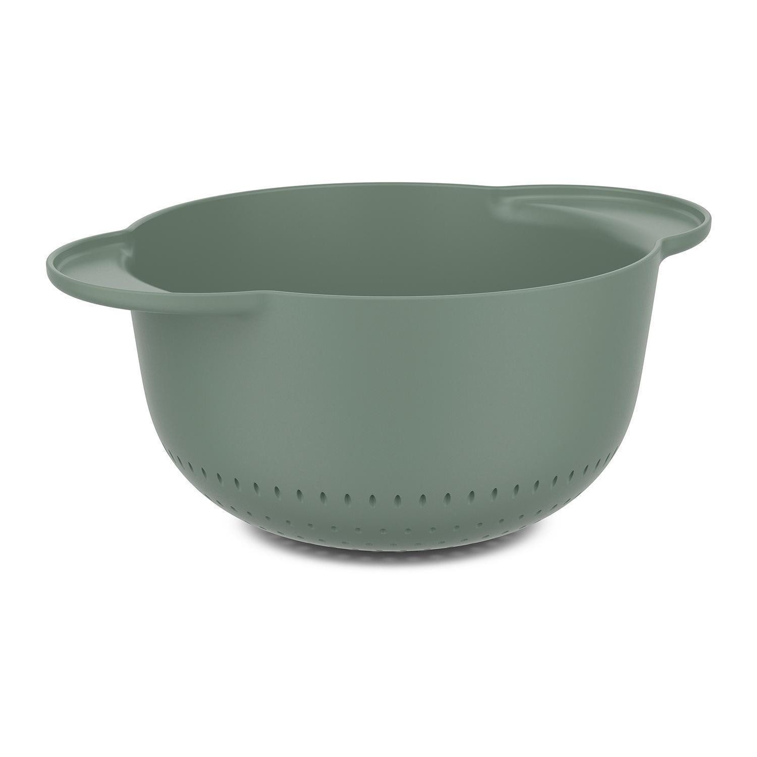 Mepal Seiher Küchensieb CHEF IT, Ø 20,5 x H 12 cm, Grün, Kunststoff, (1-St), mit Griffen