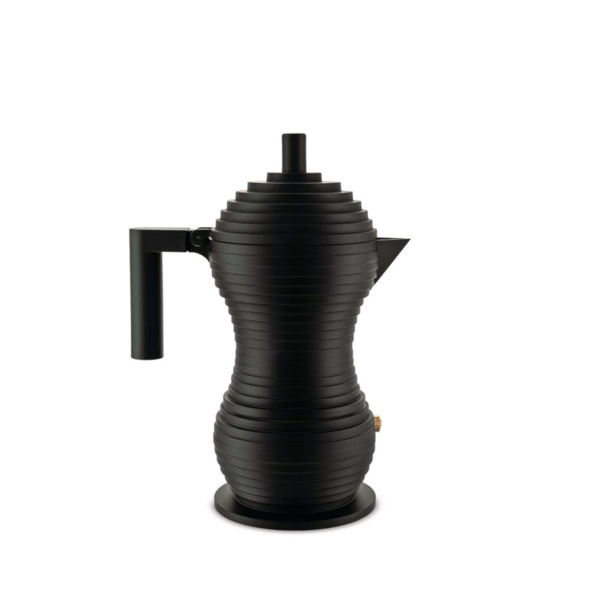 Alessi Espressokocher Espressokocher Nicht 30 cl, geeignet 0.3l anthrazit, Kaffeekanne, Induktion PULCINA für matt