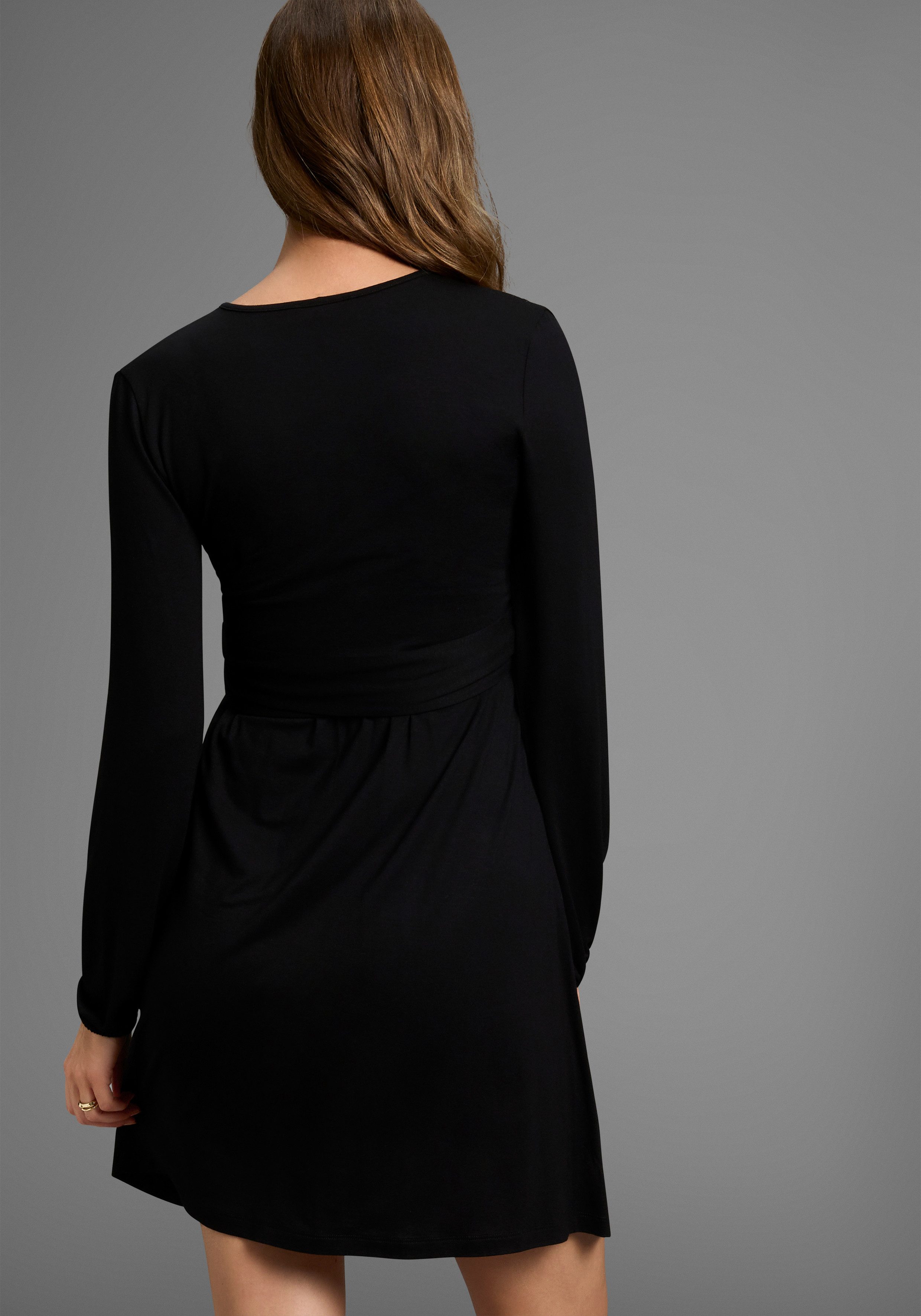 Neun Monate Umstandskleid Wickel-Kleid mit pratischer Ausschnittlösung Umst günstig online kaufen