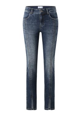 ANGELS 5-Pocket-Jeans Jeans Skinny Slit mit Reißverschluss