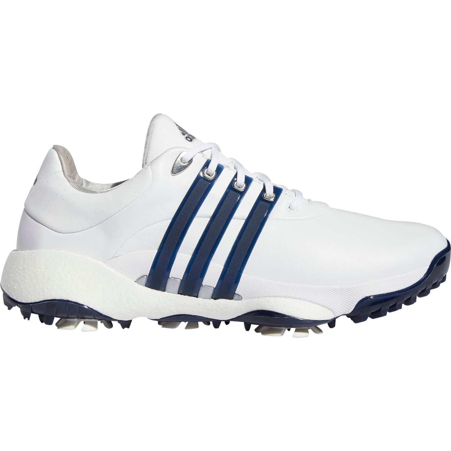 adidas Sportswear Adidas Tour360 Infinity White/Navy Herren Golfschuh TPU-Außensohle mit SPIKEMORE Traktionselementen und sechs Softspikes | Sportschuhe