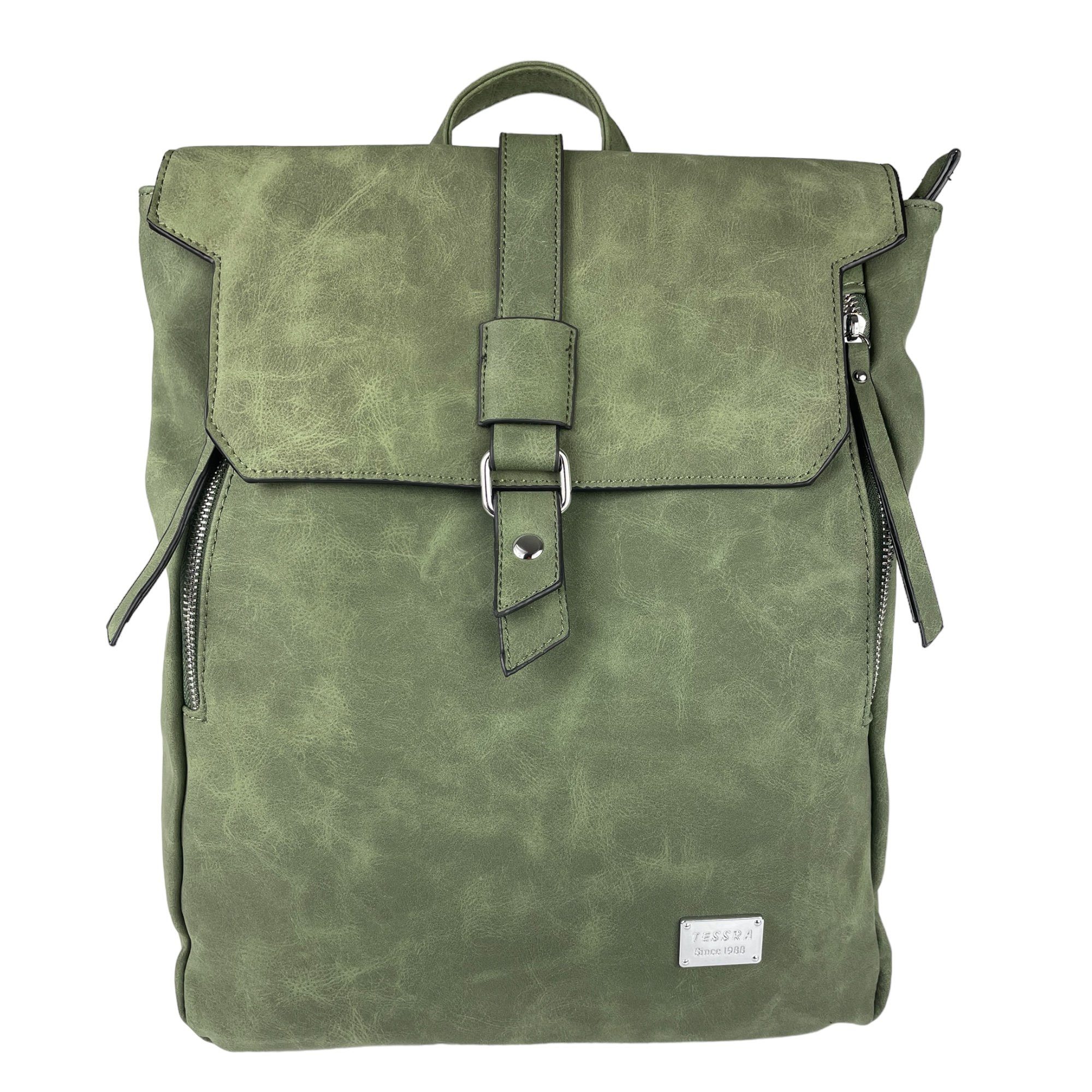 Taschen4life Cityrucksack 2in1 Damen Multifunktions Rucksacktasche D5768, Rucksack & Umhängetasche in Einem