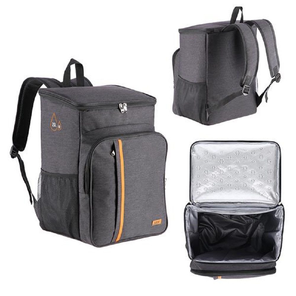 COFI 1453 Kühltasche Thermotasche Kühltasche 25 Liter Rucksack schwarz
