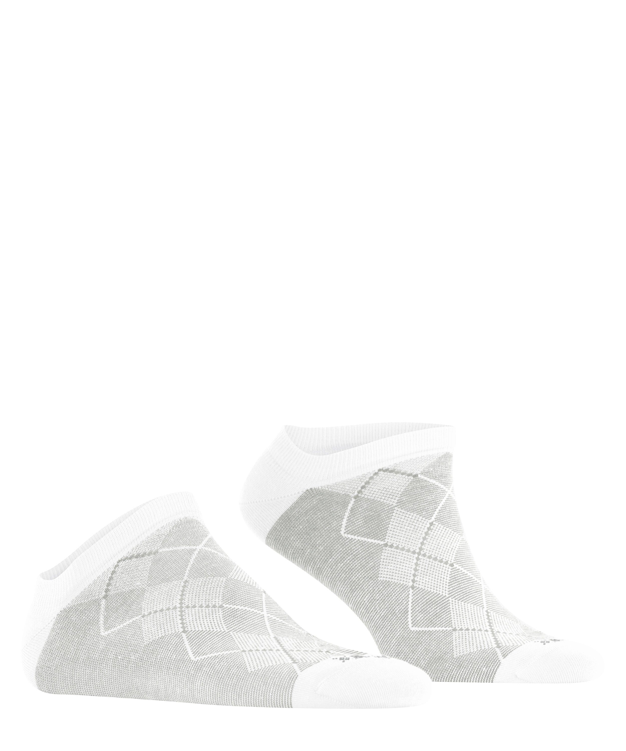 Burlington Sneakersocken Carrington (1-Paar) Logo white mit (2000) eingestricktem