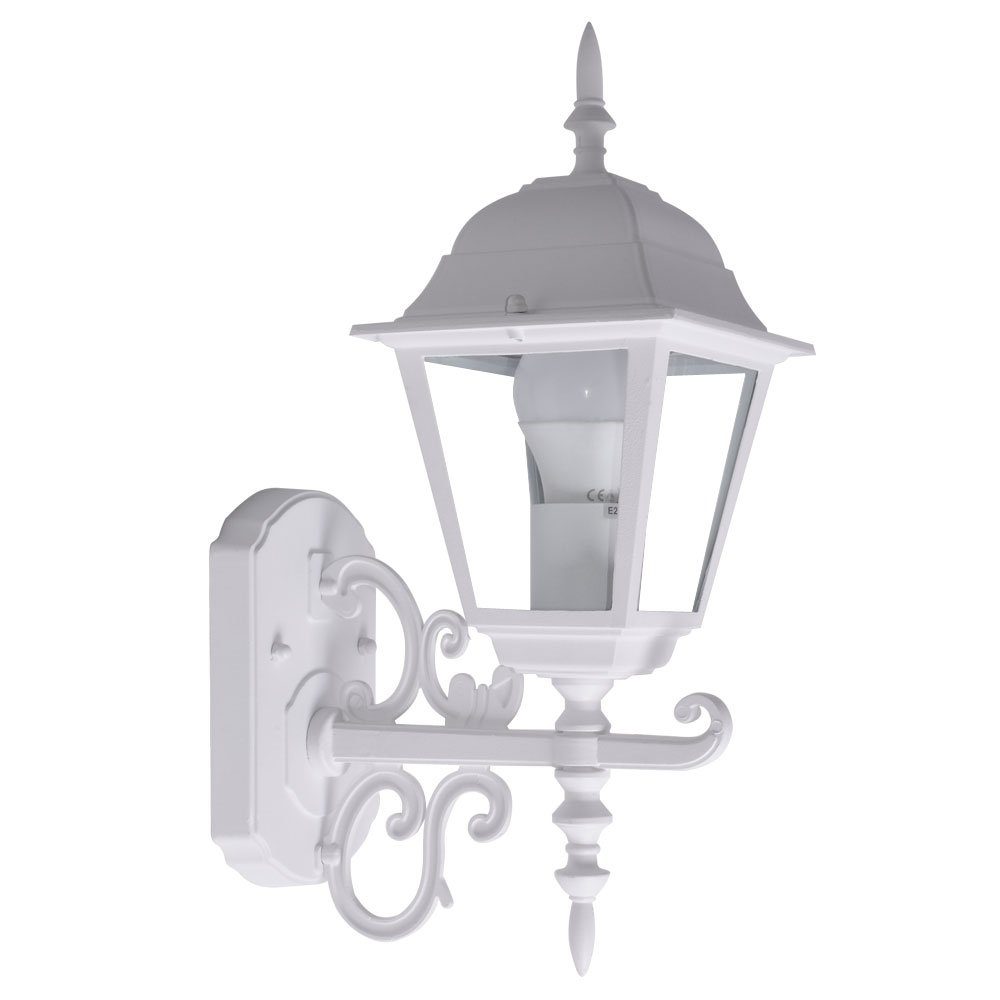 V-TAC Außen-Wandleuchte, Leuchtmittel nicht Wand inklusive, Bereich Laterne Haus Außen Antik Beleuchtung Lampe