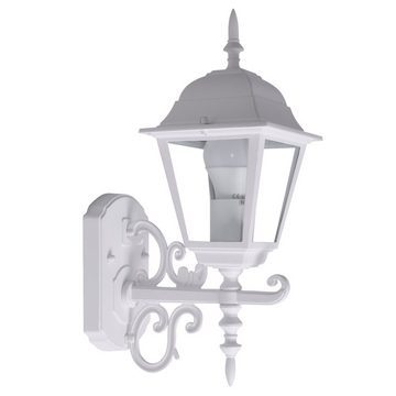 V-TAC Außen-Wandleuchte, Leuchtmittel nicht inklusive, Laterne Außen Bereich Beleuchtung Haus Wand Lampe Antik