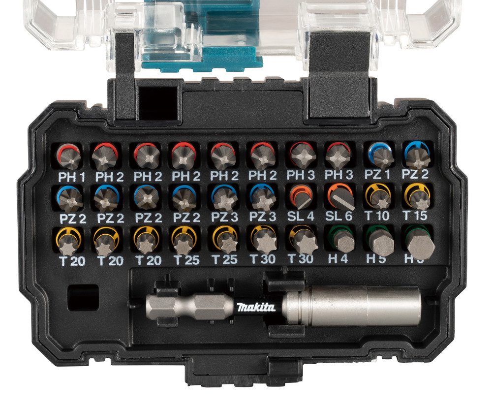 Makita Bit-Set »Impact Premier Torsion, E-13552«, 31-tlg., inkl. Aufbewahrungskoffer
