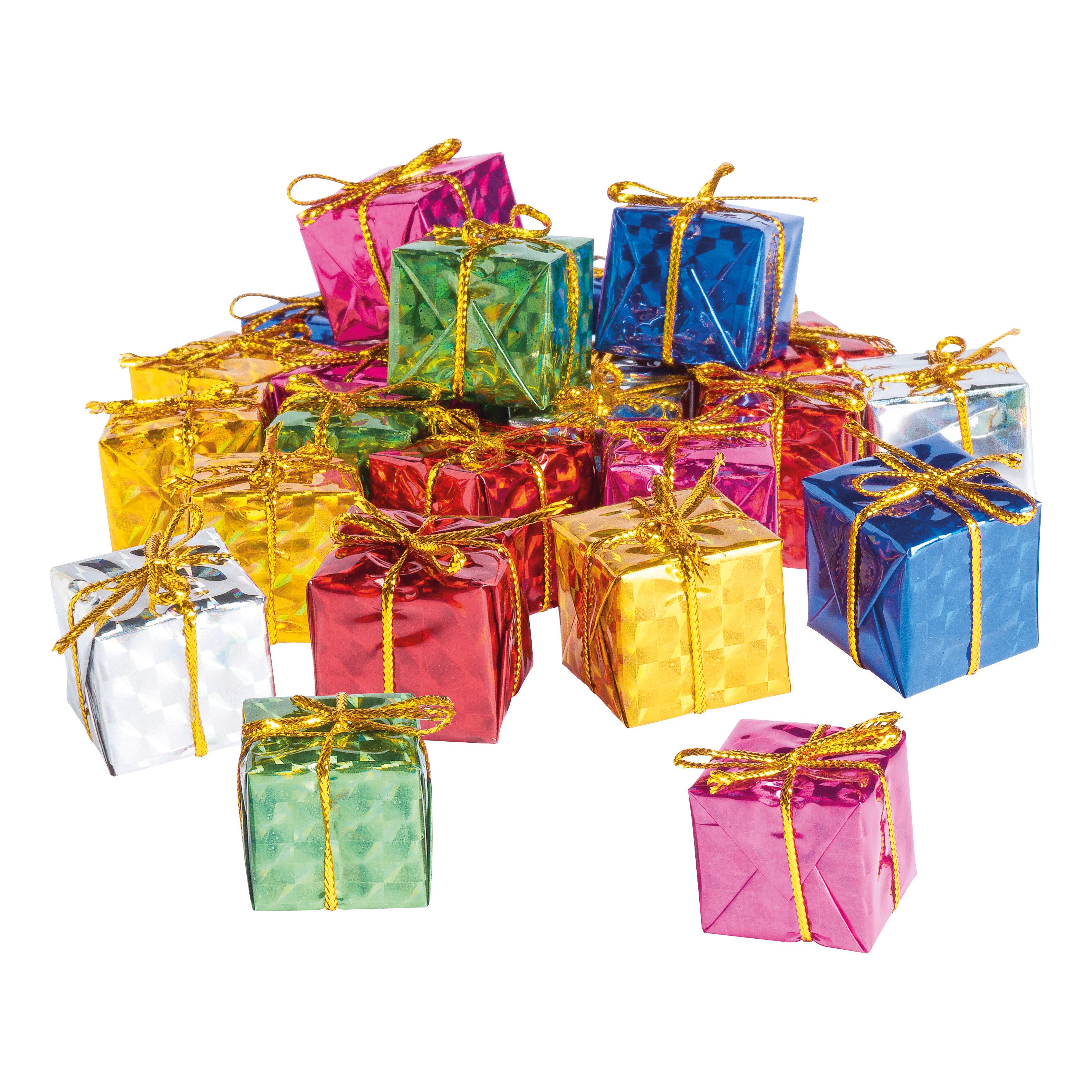 VBS Streudeko Geschenkpäckchen, 24 Stück