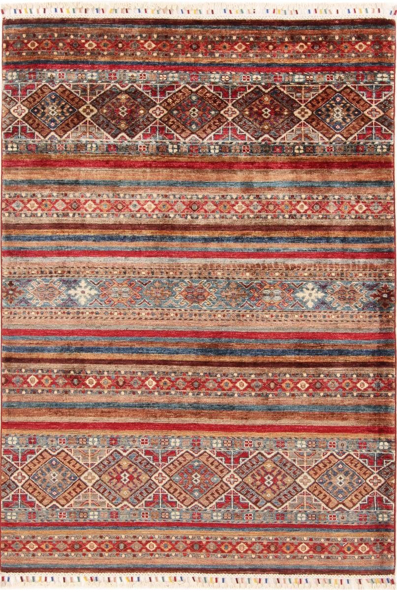 Orientteppich Arijana Shaal 125x177 Handgeknüpfter Orientteppich, Nain Trading, rechteckig, Höhe: 5 mm
