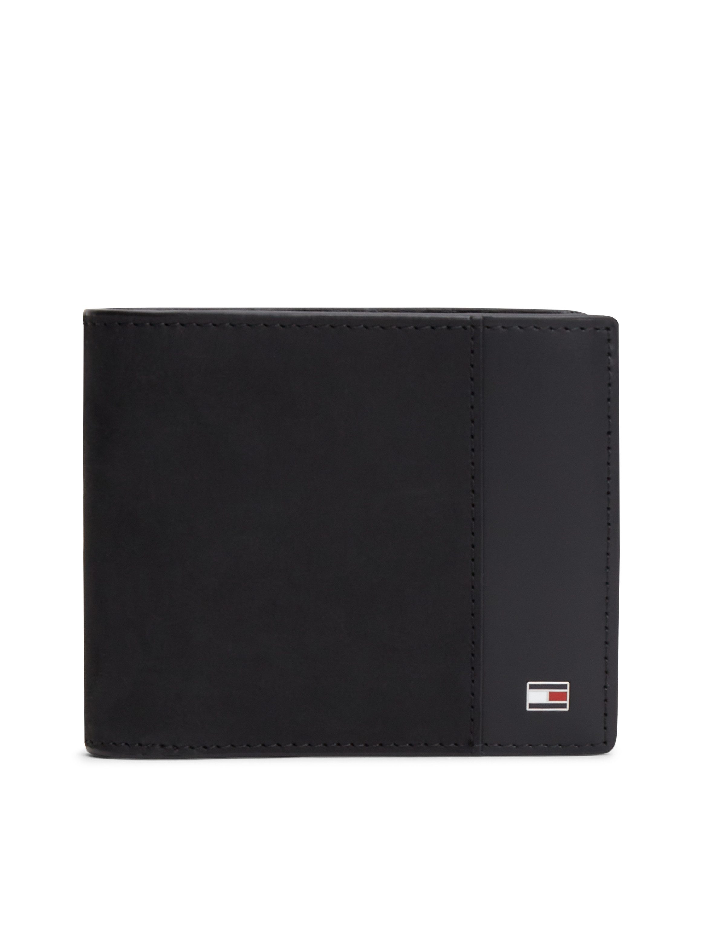 Tommy Hilfiger Geldbörse TH SOHO CC FLAP AND COIN, Unisex Geldbeutel, Portemonnaie mit bunten Streifen in Tommy Farben