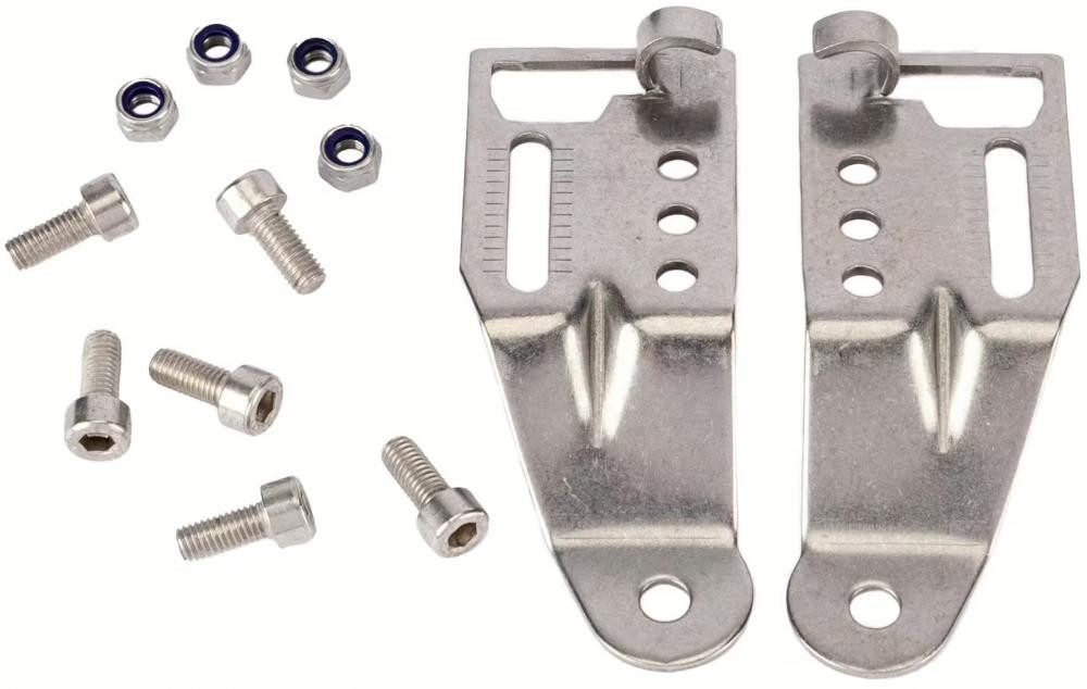 Pletscher Fahrrad-Gepäckträger Pletscher Strebenendplatte für Scheibenbremse - verstellbares Aluminiu