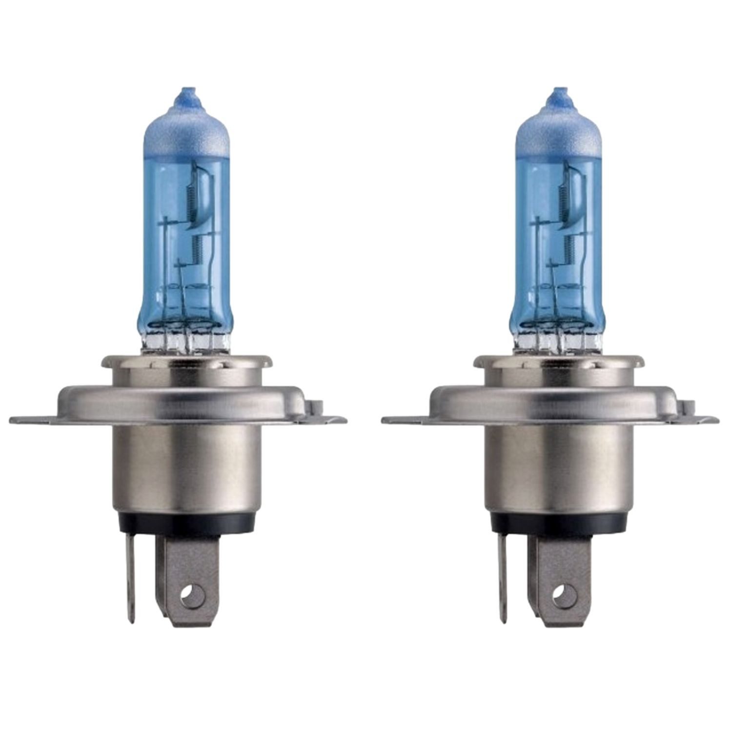 Osram KFZ-Ersatzleuchte 2x HAMMER H4 12V 60/55W Halogen Leuchtmittel, H4, 2 St., P43t Xenon Blue Look Effekt Halogen-Birnen Ersatz Glühlampe Set Box